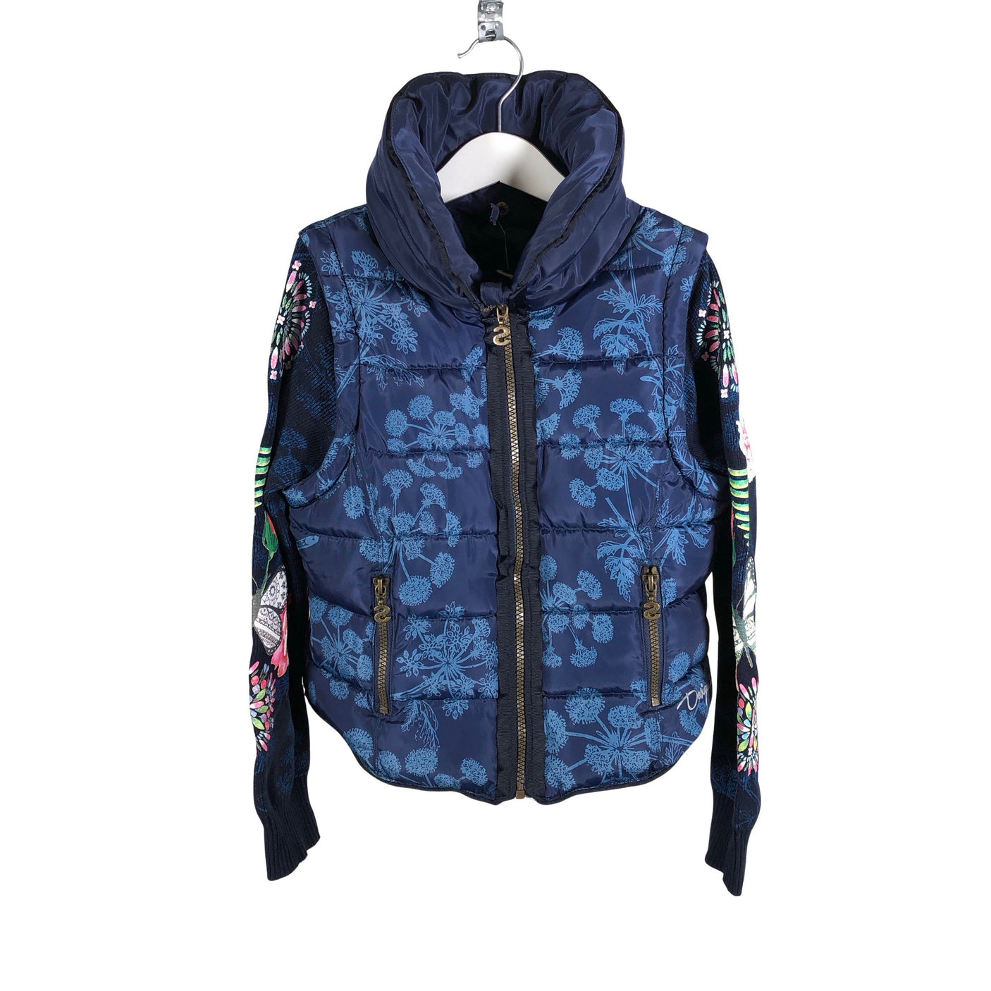 Unisex Desigual - Õhem talvejope, suurus 122 - 128 - Sinine (1)