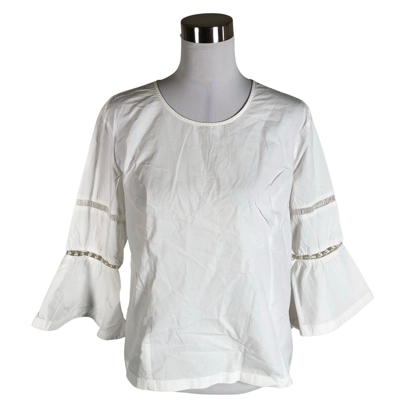 Unisex Sisley - Pluus, suurus 40 - Valge (1)