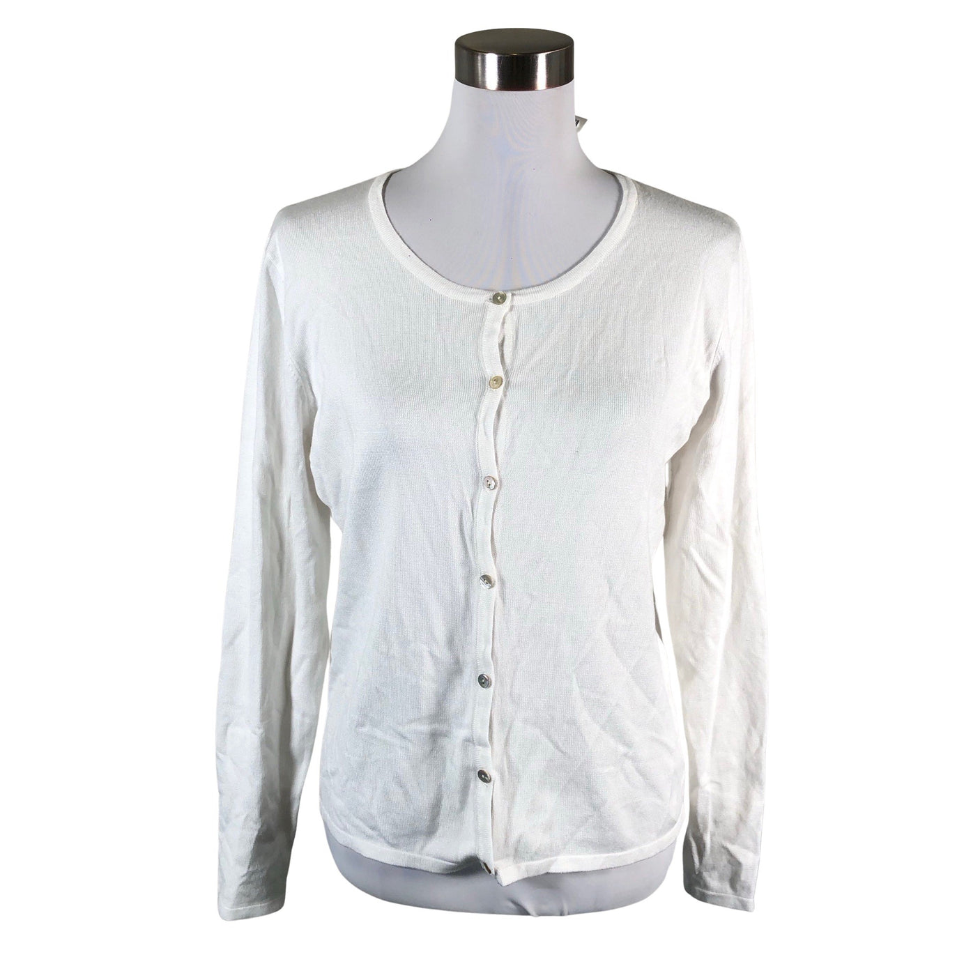 Unisex Long Island - Kardigan, suurus 38 - Valge (1)