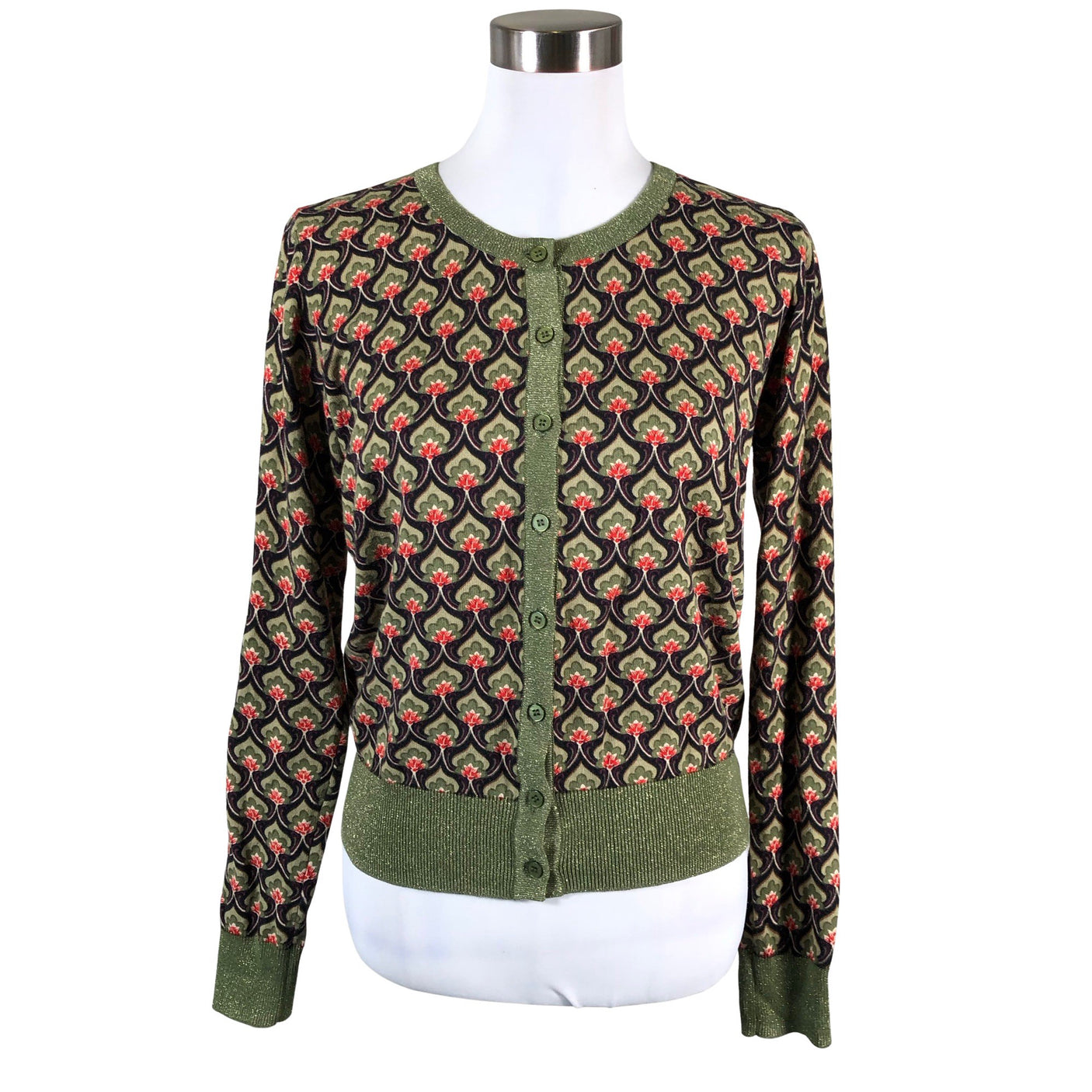 Unisex King Louie - Kardigan, suurus 40 - Roheline (1)