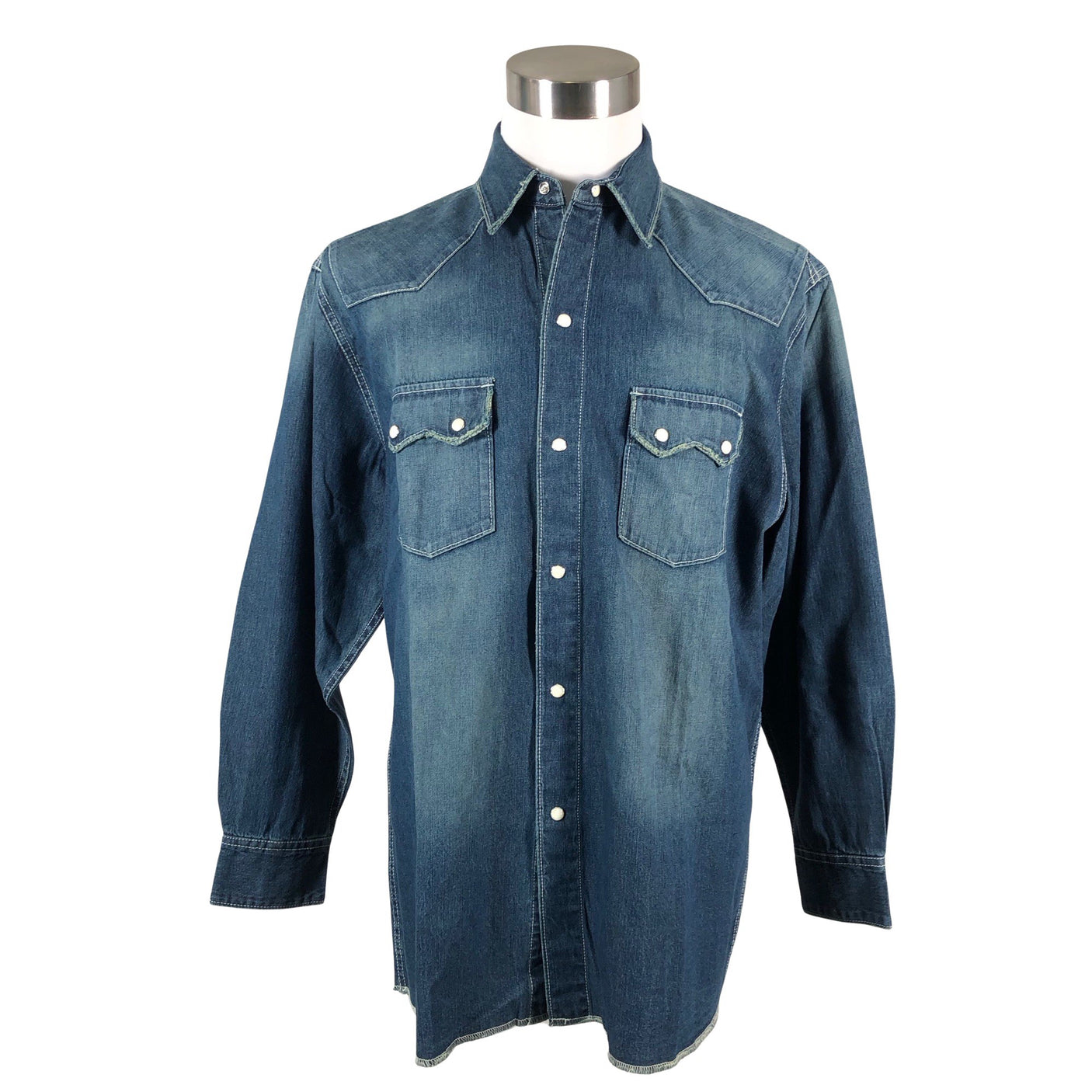 Unisex Nautica - Teksasärk, suurus XL - Sinine (1)