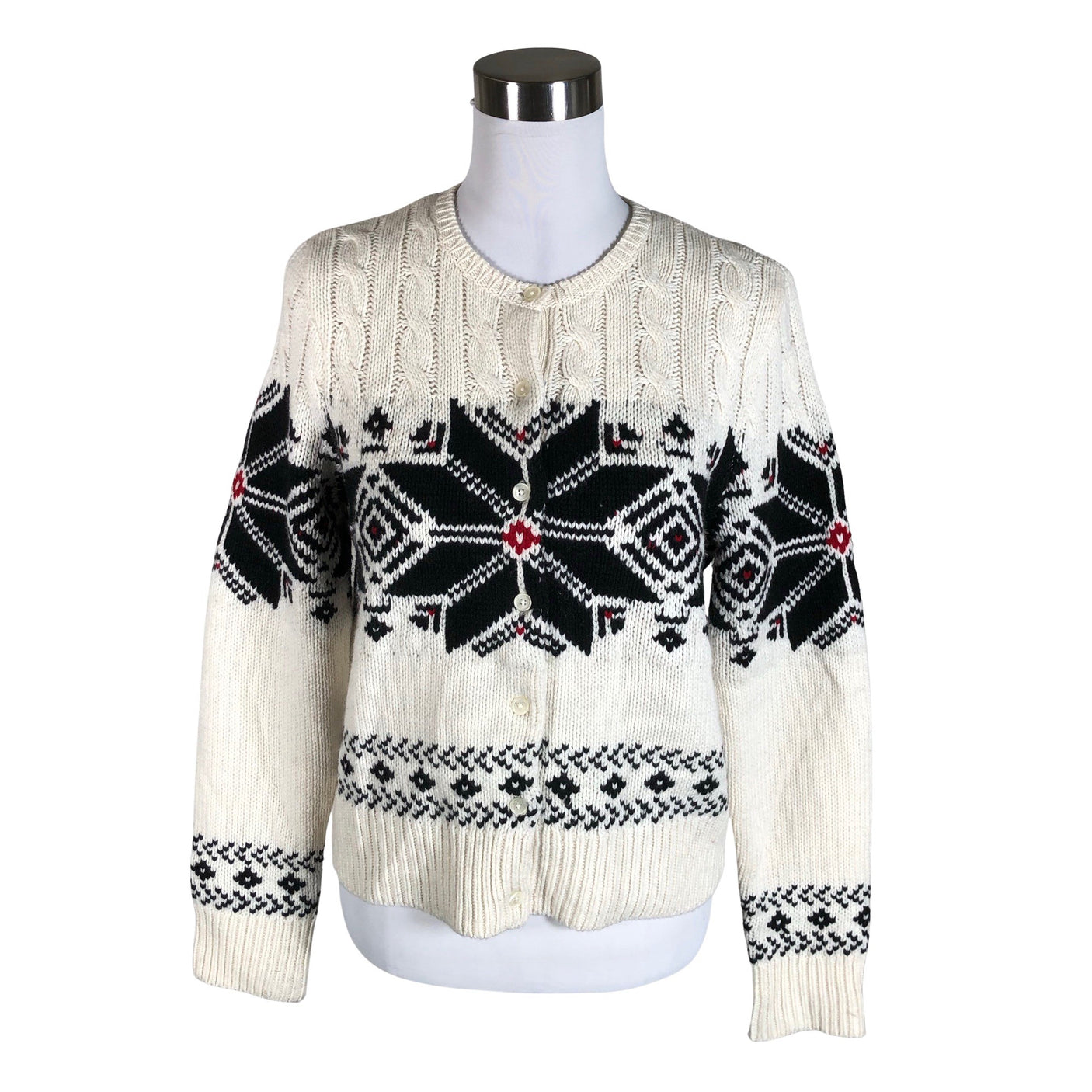Unisex Lauren Ralph Lauren - Kardigan, suurus 40 - Looduslik valge (1)