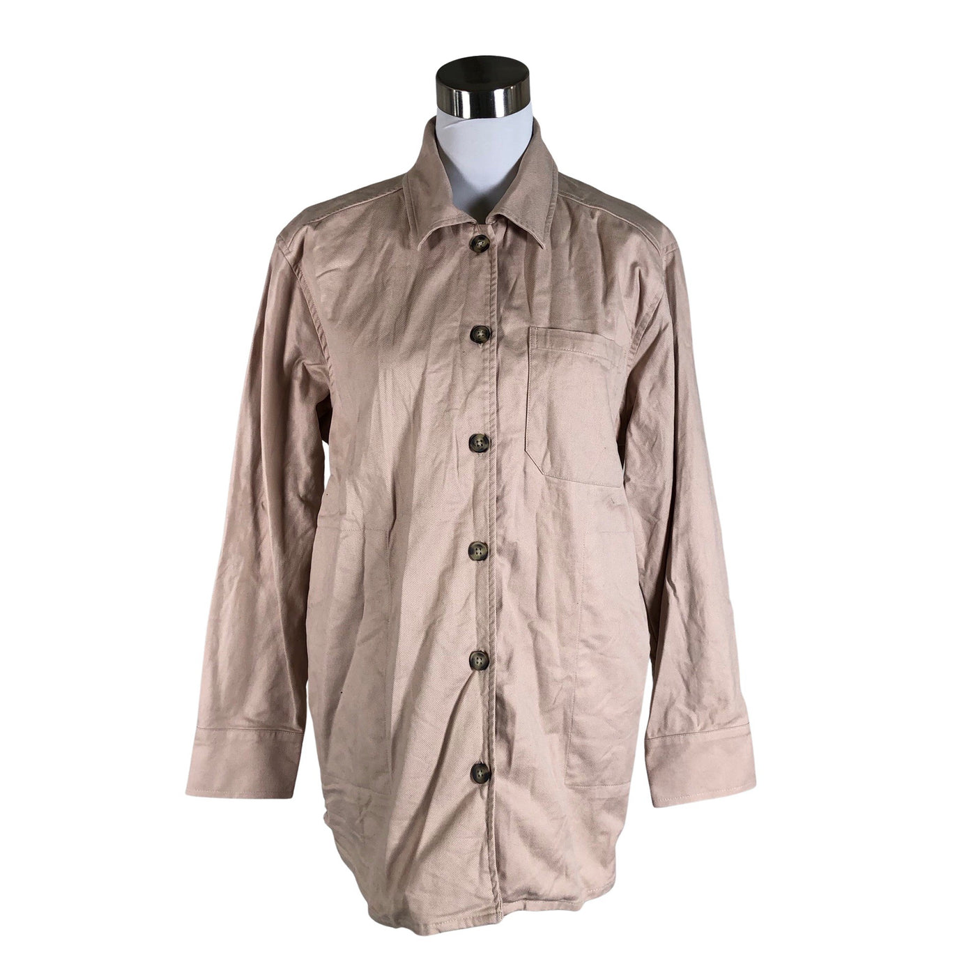 Unisex Makia - Teksasärk, suurus 36 - Beige (1)