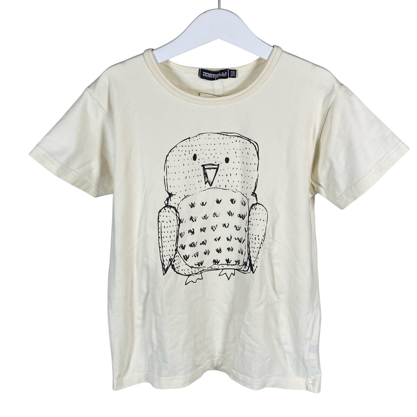 Unisex Aarrelabel - T-särk, suurus 146 - 152 - Looduslik valge (1)