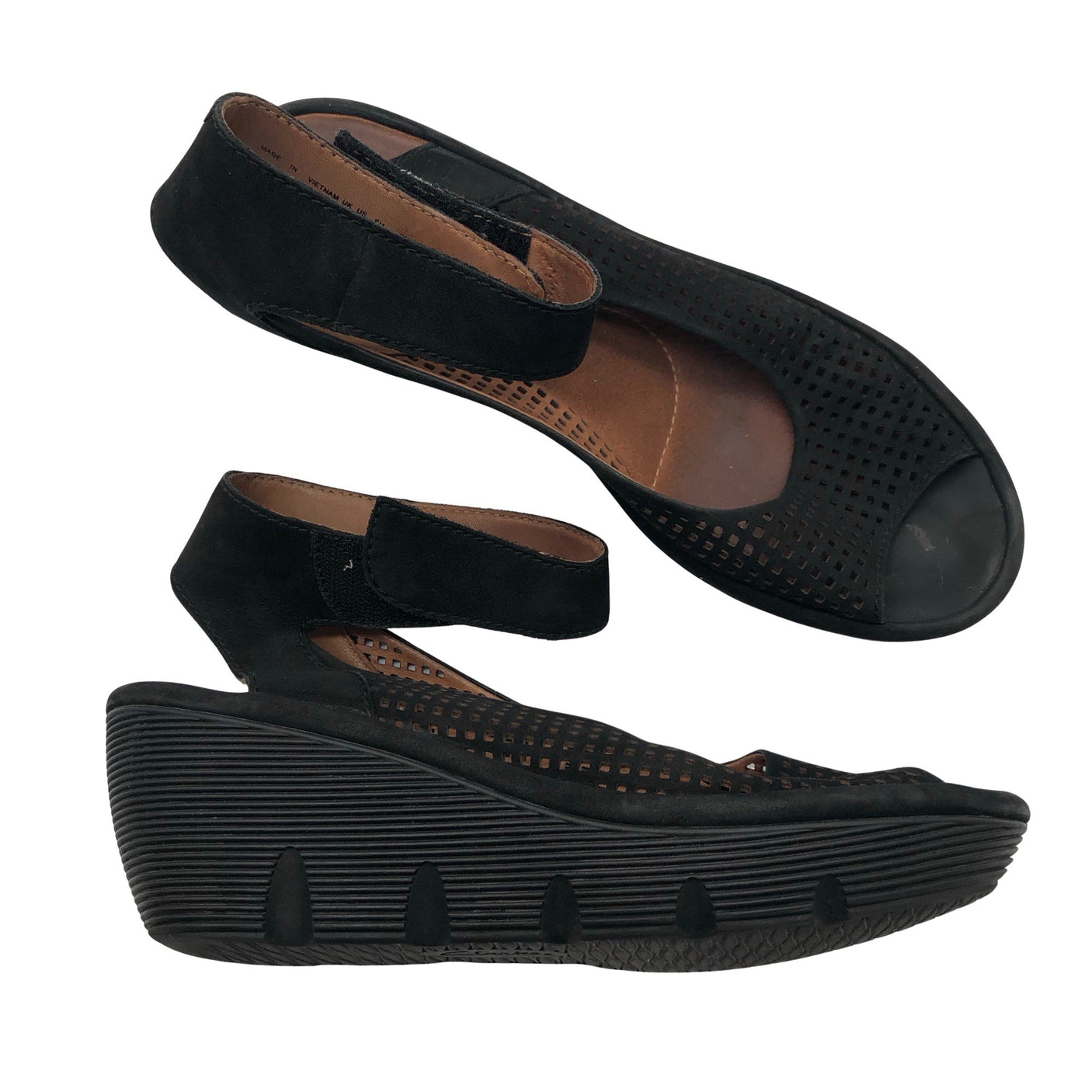 Unisex Clarks - Kiilkontsaga rihmikud, suurus 41 - Must (1)