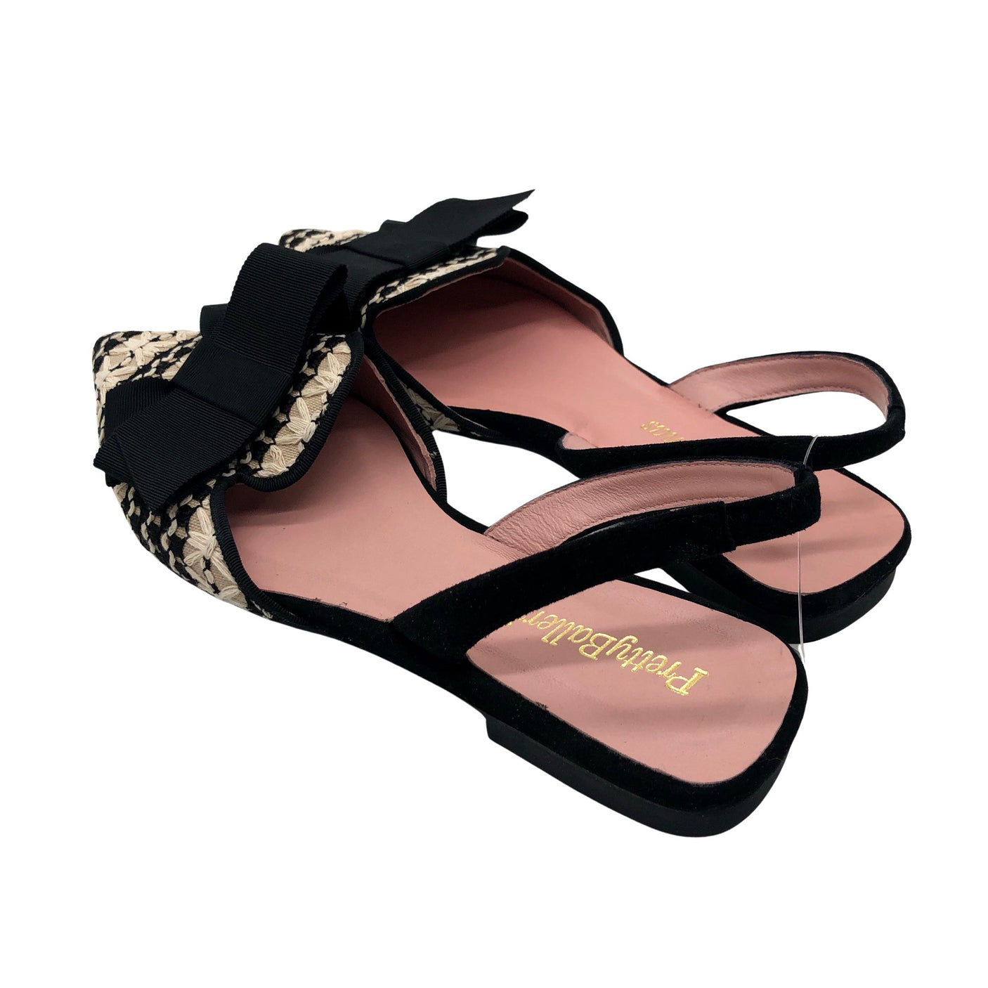 Unisex Pretty Ballerinas - Lahtise kannaga jalanõud, suurus 39 - Must (2)
