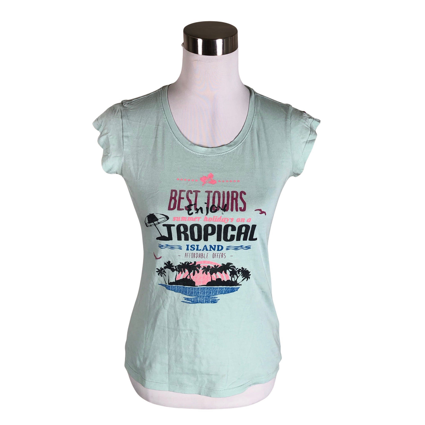 Unisex Icepeak - T-särk, suurus 36 - Türkiis (1)