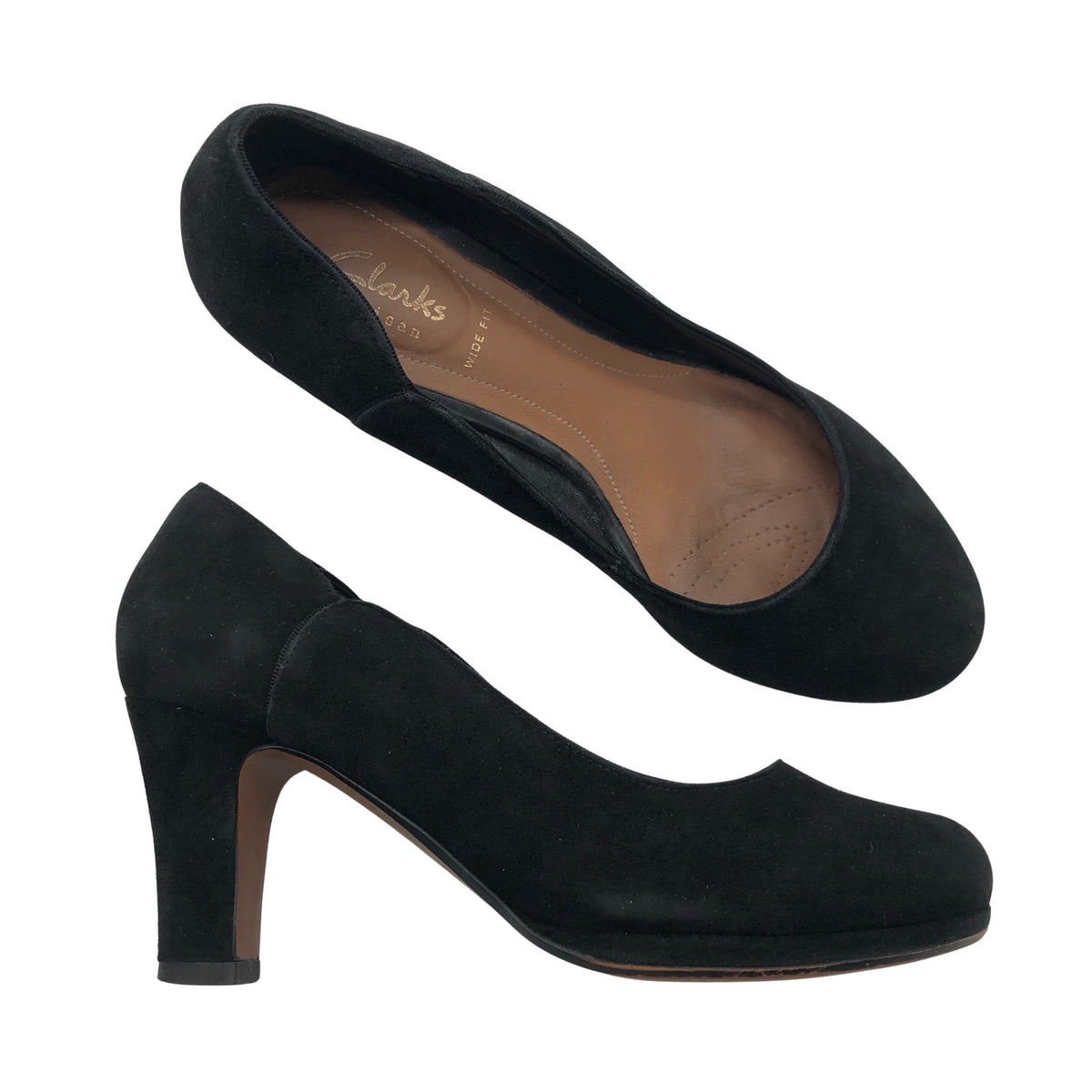 Unisex Clarks - Kontsakingad, suurus 38 - Must (1)