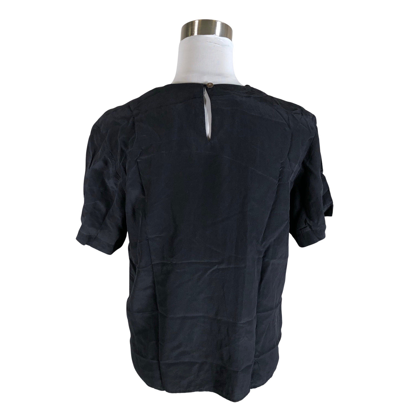 Unisex Holly Hastie - Lühikeste käistega pluus, suurus 40 - Must (2)