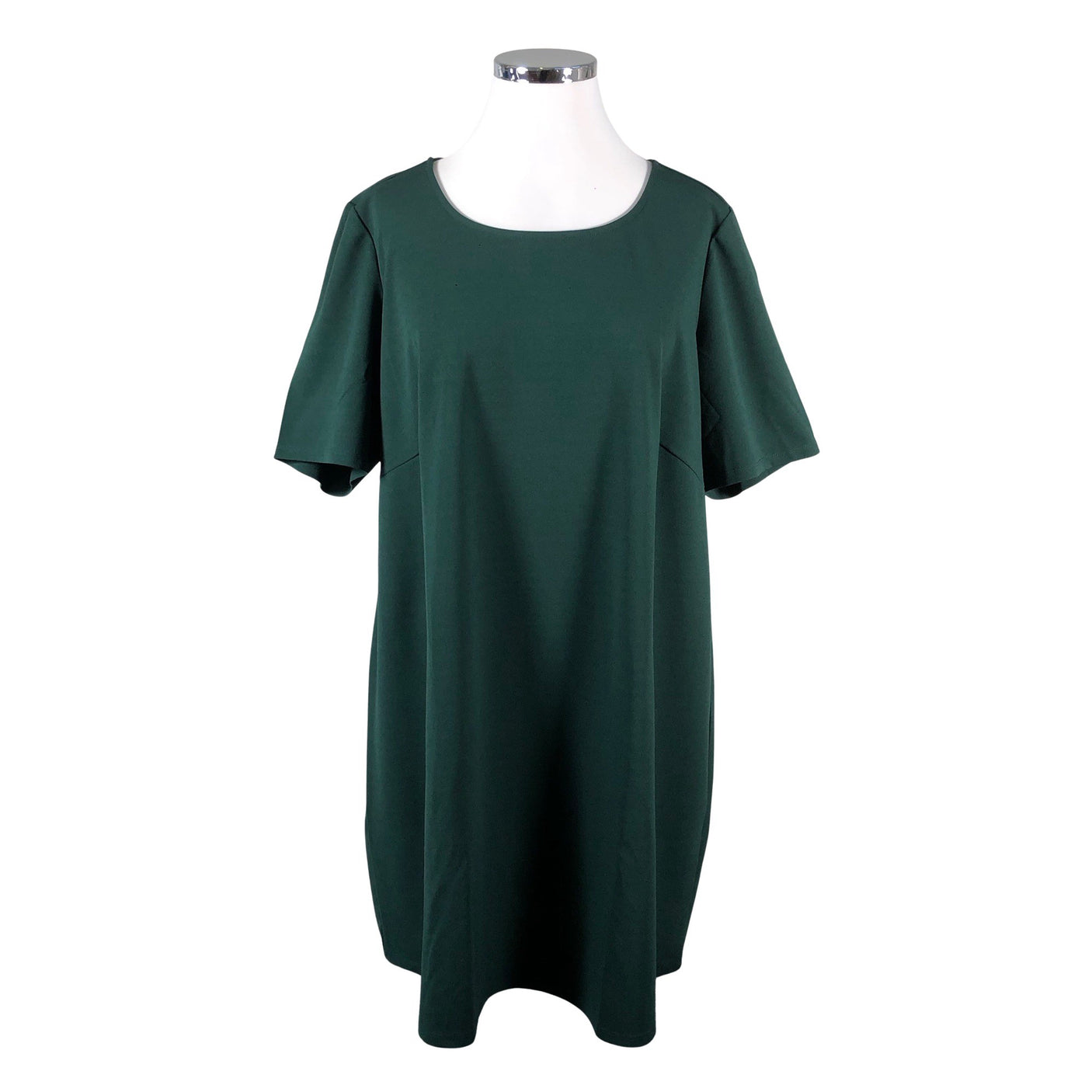 Unisex Zizzi - Trikotaažist kleit, suurus 50 - Roheline (1)