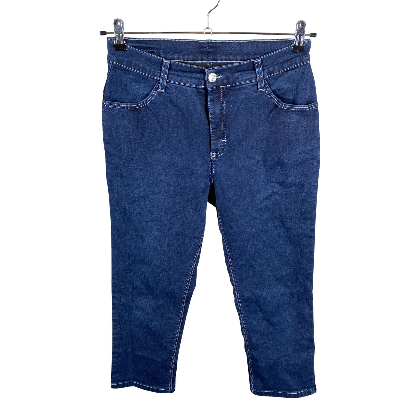 Unisex Very Nice - Teksast poolpikad püksid, suurus 36 - Sinine (1)