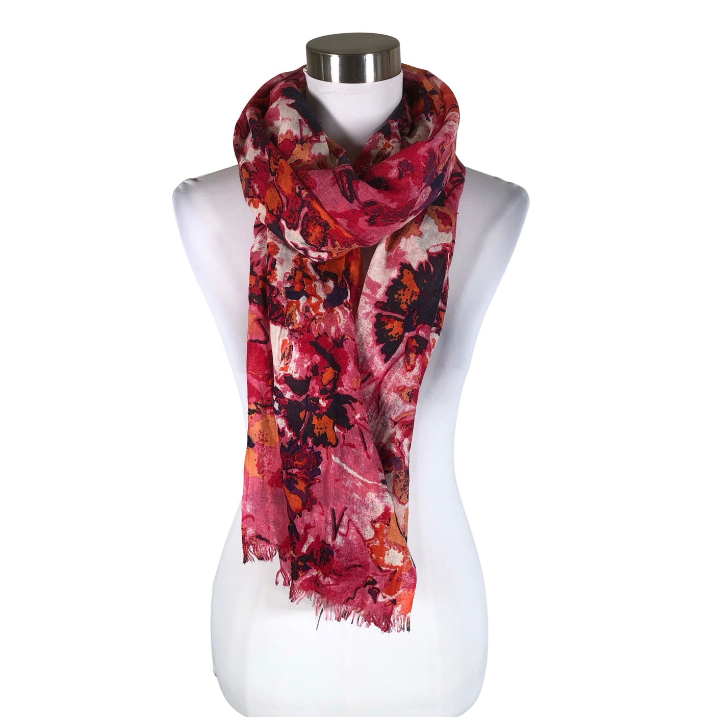 Unisex Tommy Hilfiger - Õhuke sall, suurus Maxi - Roosa (1)