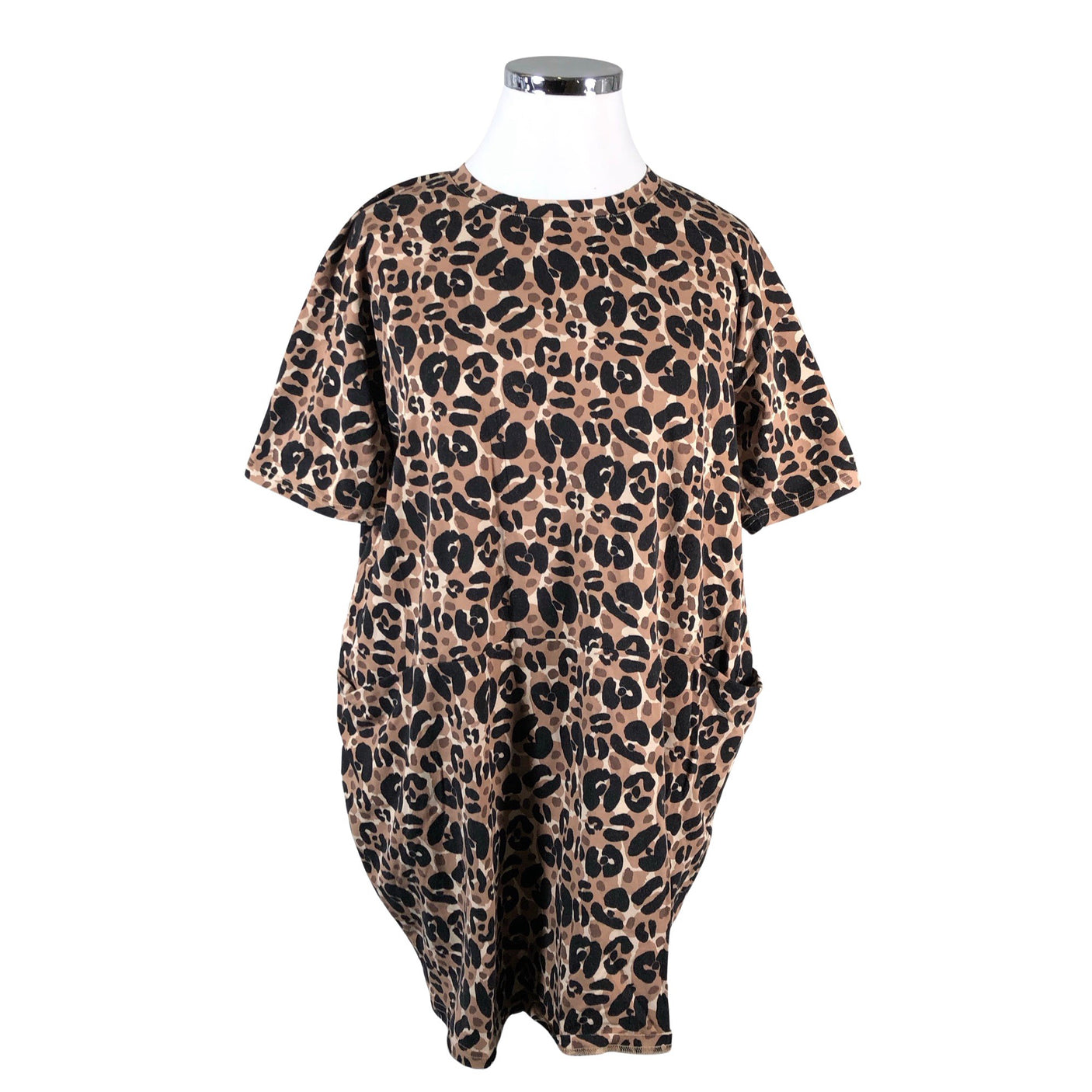 Unisex Nanso - Trikotaažist kleit, suurus 48 - Pruun (1)