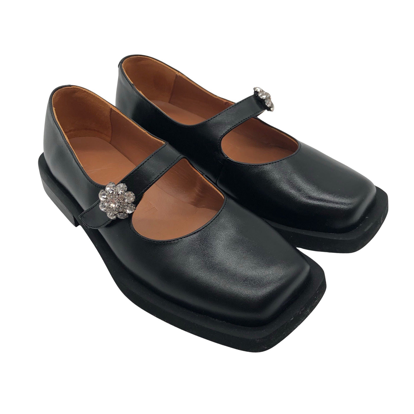 Unisex Ganni - Baleriinad, suurus 37 - Must (3)