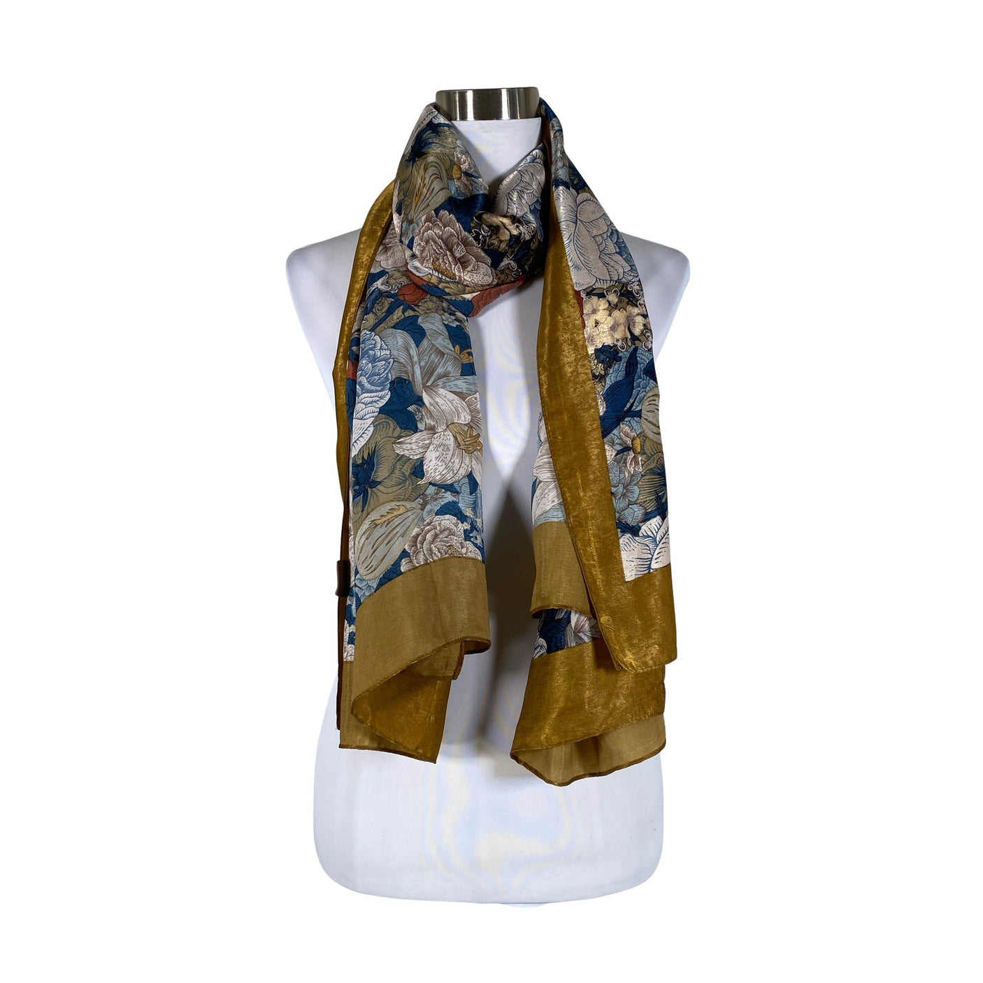 Unisex Tantrend - Õhuke sall, suurus Midi - Sinine (1)