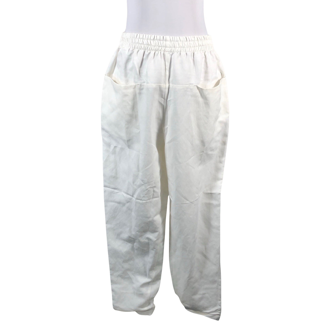 Unisex Voglia - Mittevenivad püksid, suurus 38 - Valge (1)