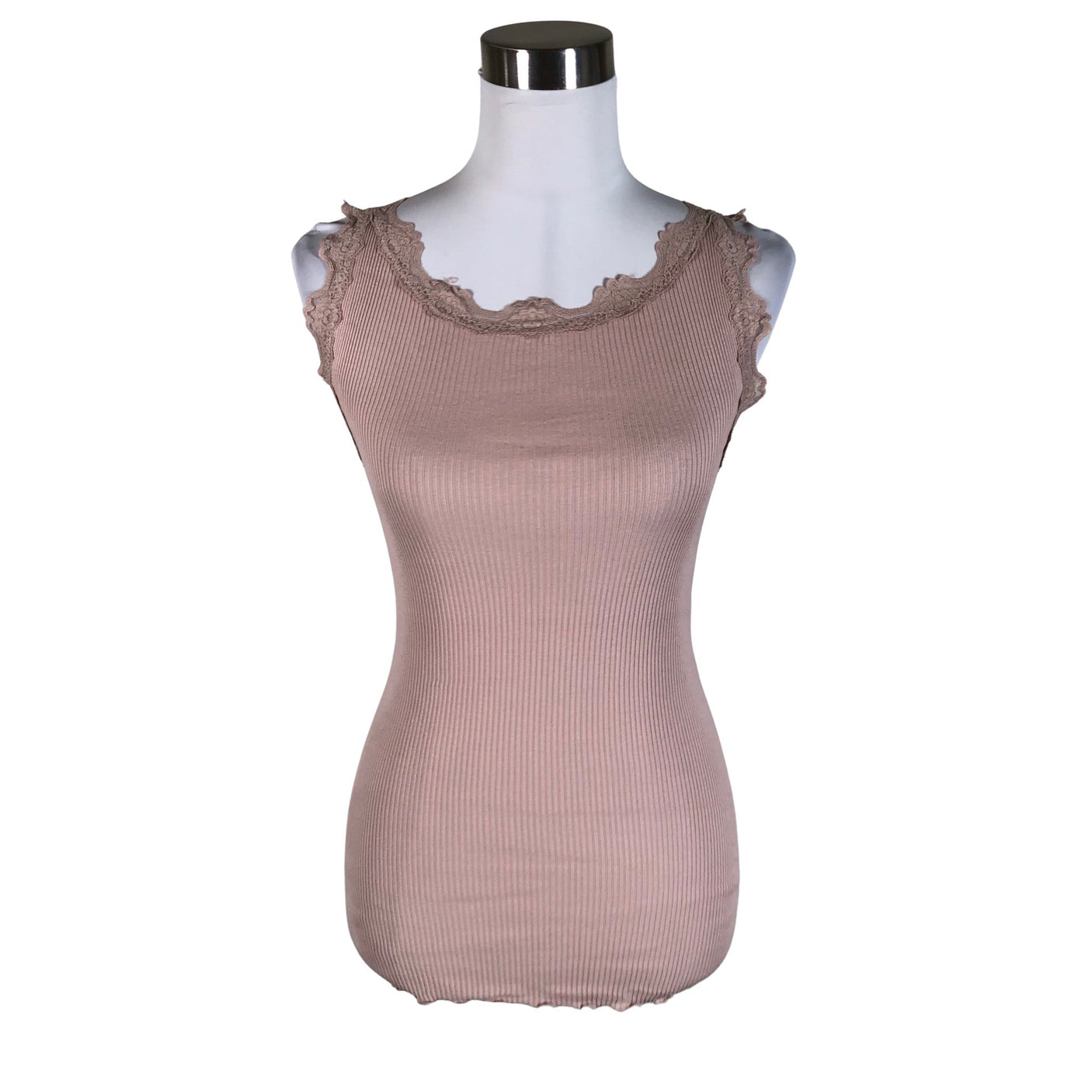 Unisex Rosemunde - Trikotaažist topp, suurus 36 - Heleroosa (1)