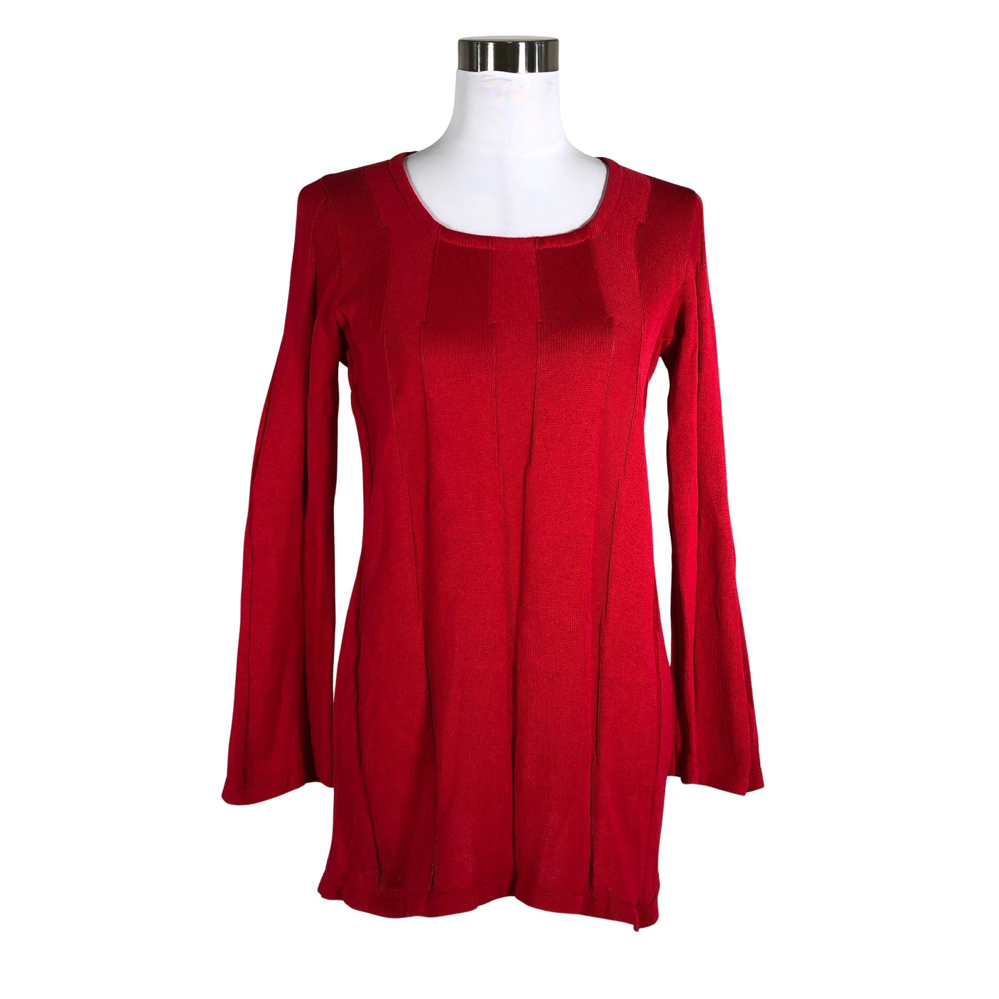 Unisex Anne Linnonmaa - Kootud tuunika, suurus 36 - Punane (1)