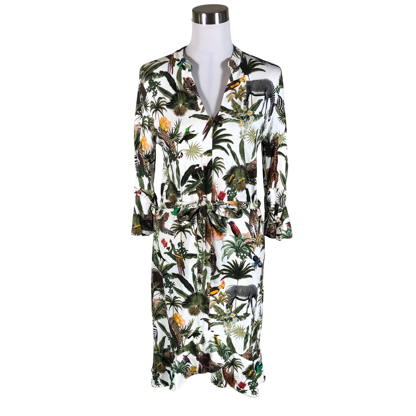 Unisex Marc Cain - Trikotaažist kleit, suurus 40 - Valge (1)