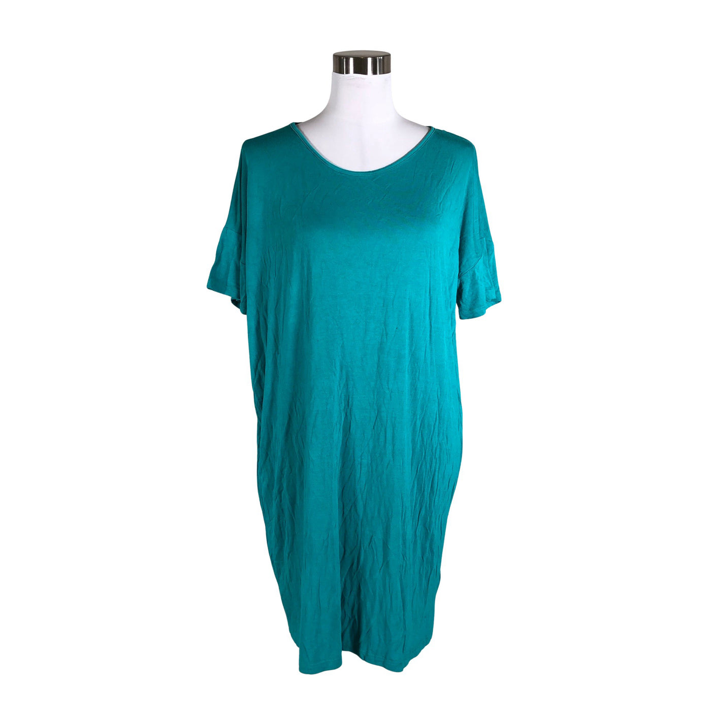 Unisex Tam Silk - Trikotaažist kleit, suurus 38 - Türkiis (1)