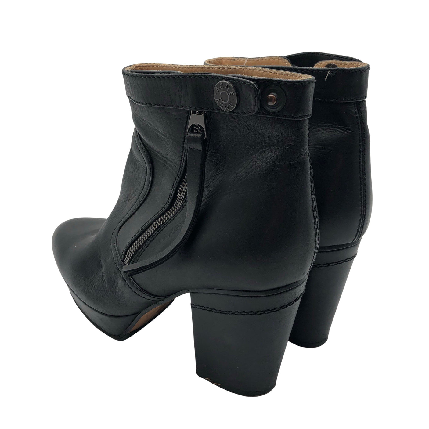 Unisex Acne Studios - Poolsaapad, suurus 40 - Must (2)