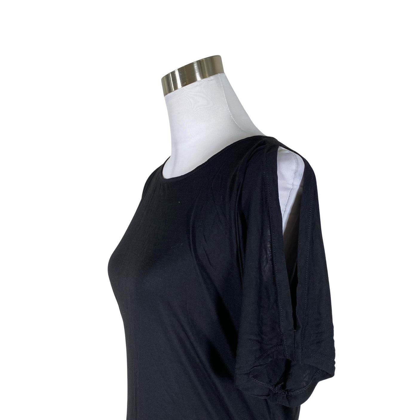 Unisex Inside - Lühikeste käistega pluus, suurus 36 - Must (2)