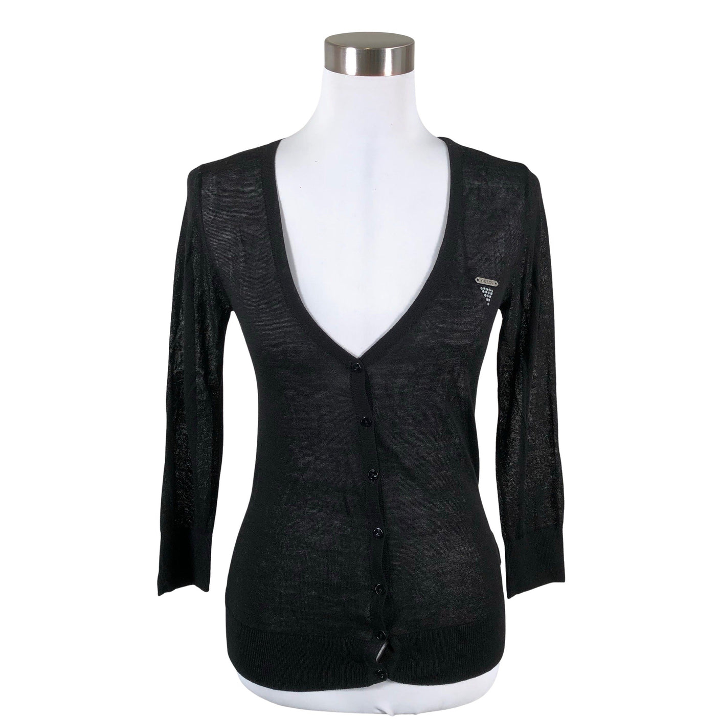 Unisex Guess - Kardigan, suurus 34 - Must (1)