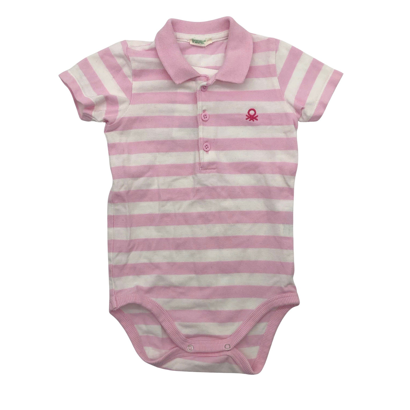 Unisex Benetton - Bodi, suurus 68 - 74 - Heleroosa (1)