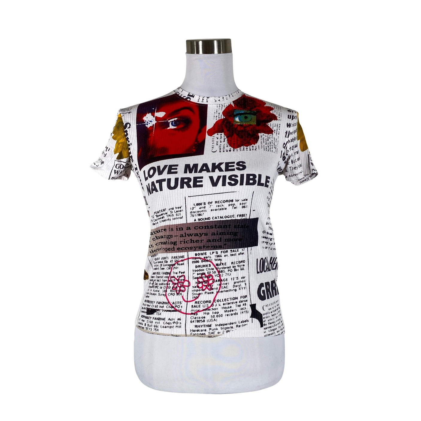 Unisex Desigual - T-särk, suurus 40 - Valge (1)
