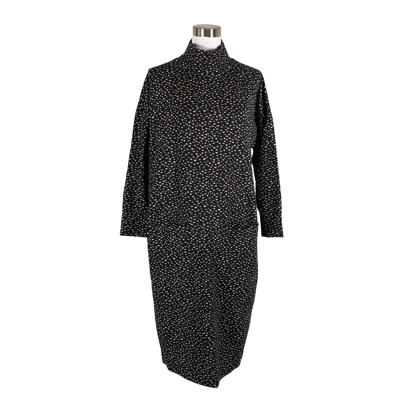Unisex Papu - Trikotaažist kleit, suurus 36 - Must (1)