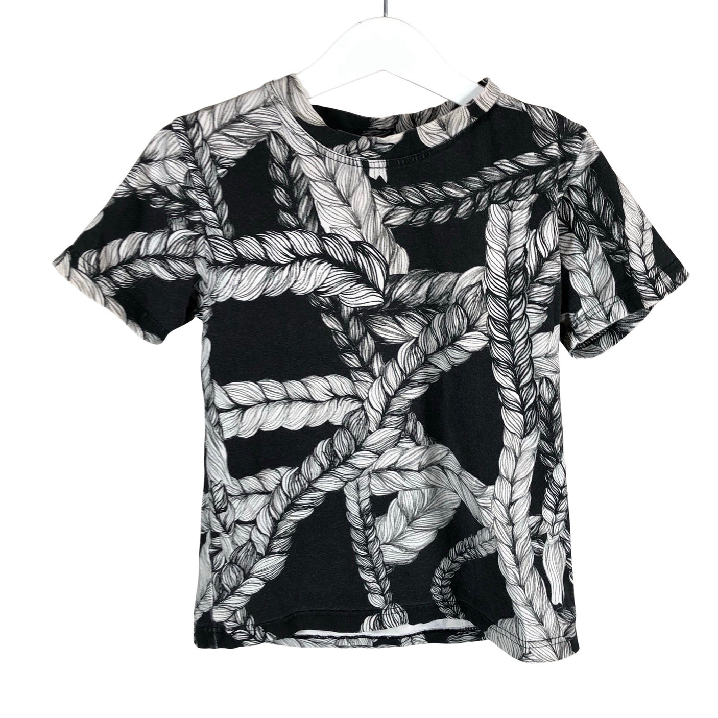 Unisex Vimma - T-särk, suurus 116 - 122 - Must (1)