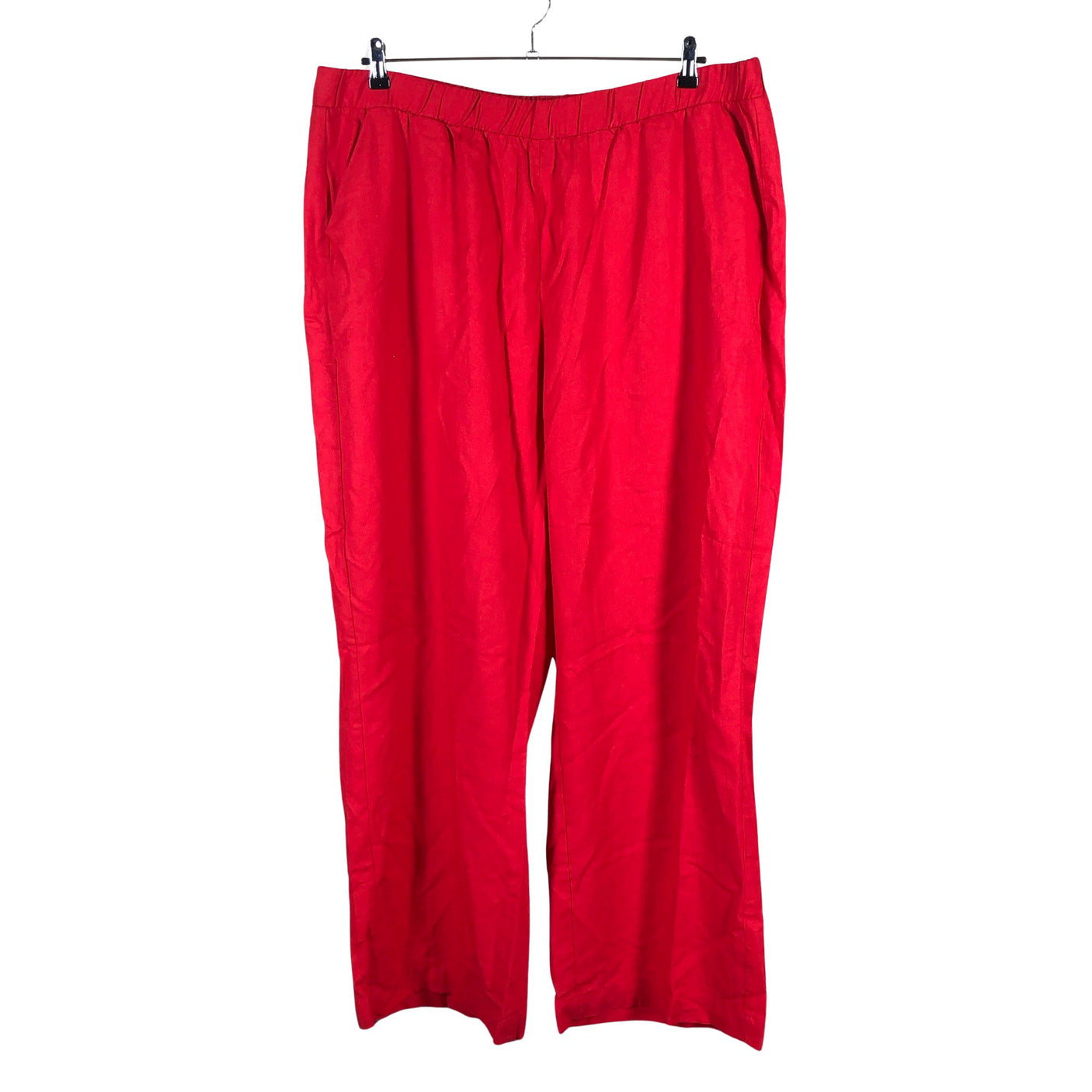 Unisex NOSH - Mittevenivad püksid, suurus 54 - Punane (1)