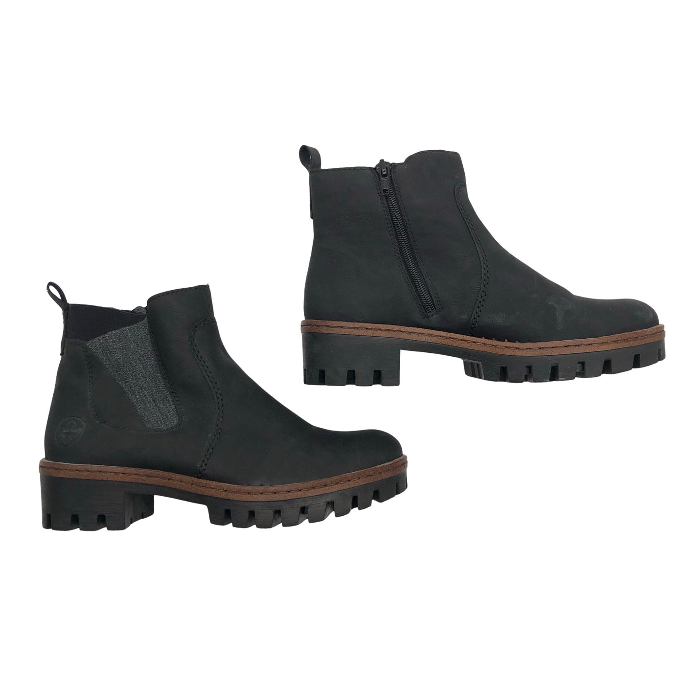 Unisex Rieker - Poolsaapad, suurus 39 - Must (1)