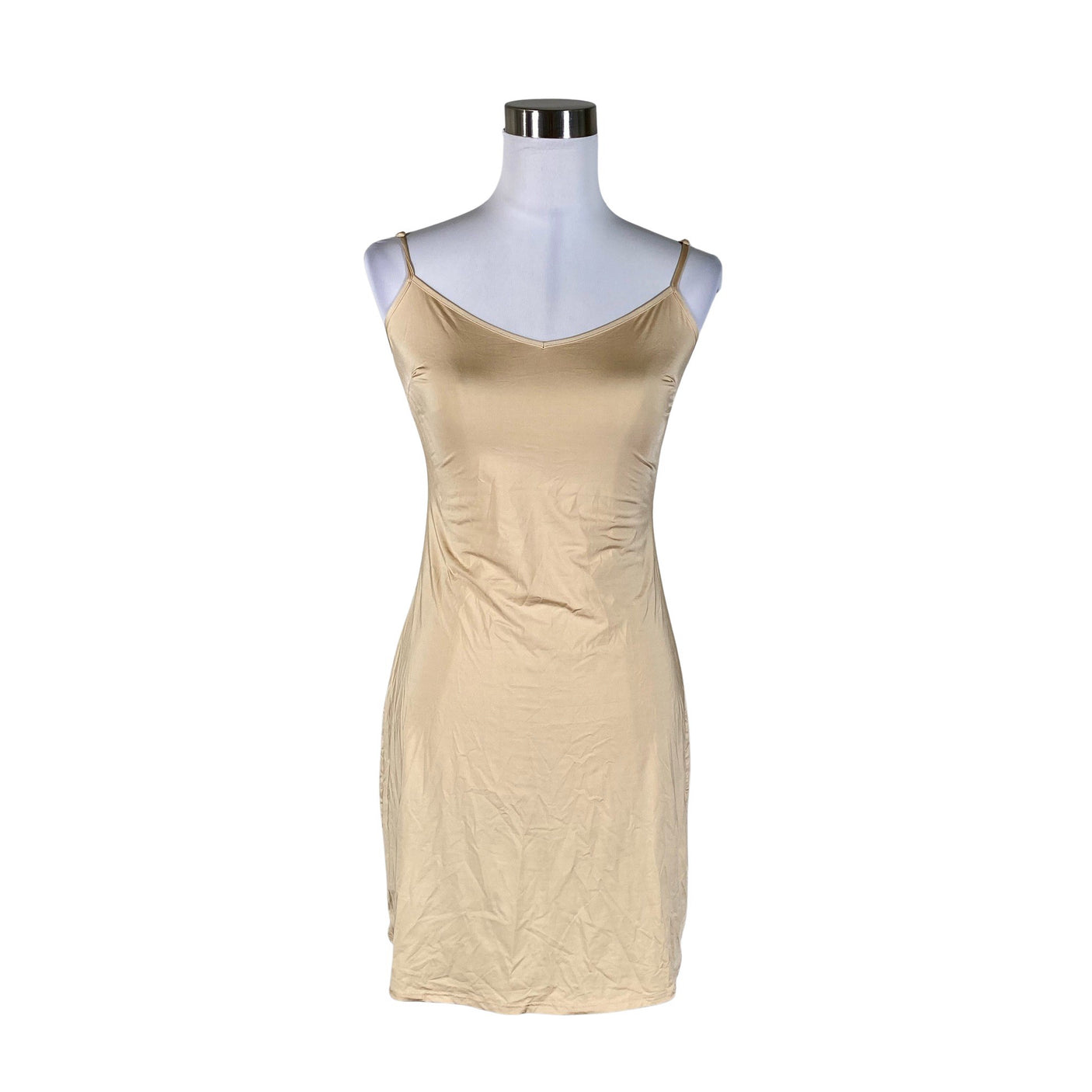 Unisex Global - Trikotaažist kleit, suurus 34 - Beige (1)