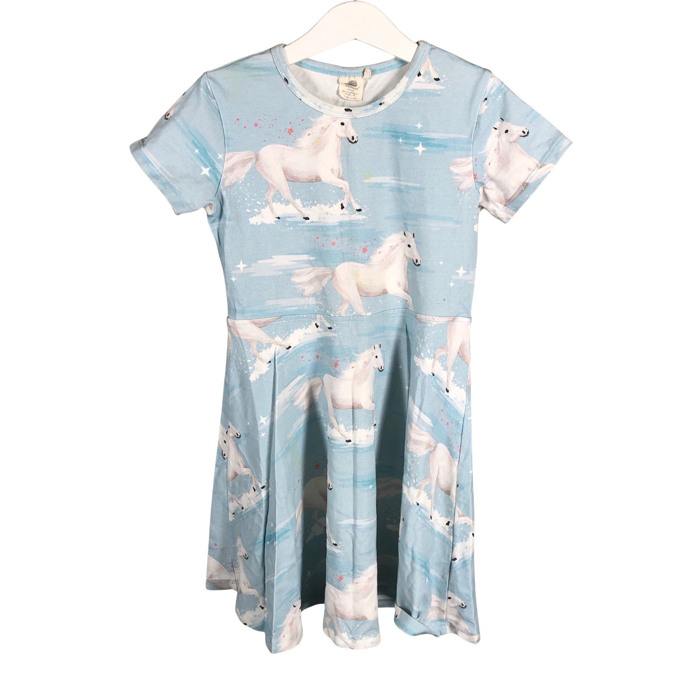 Unisex Walkiddy - Trikotaažist kleit, suurus 116 - 122 - Helesinine (1)