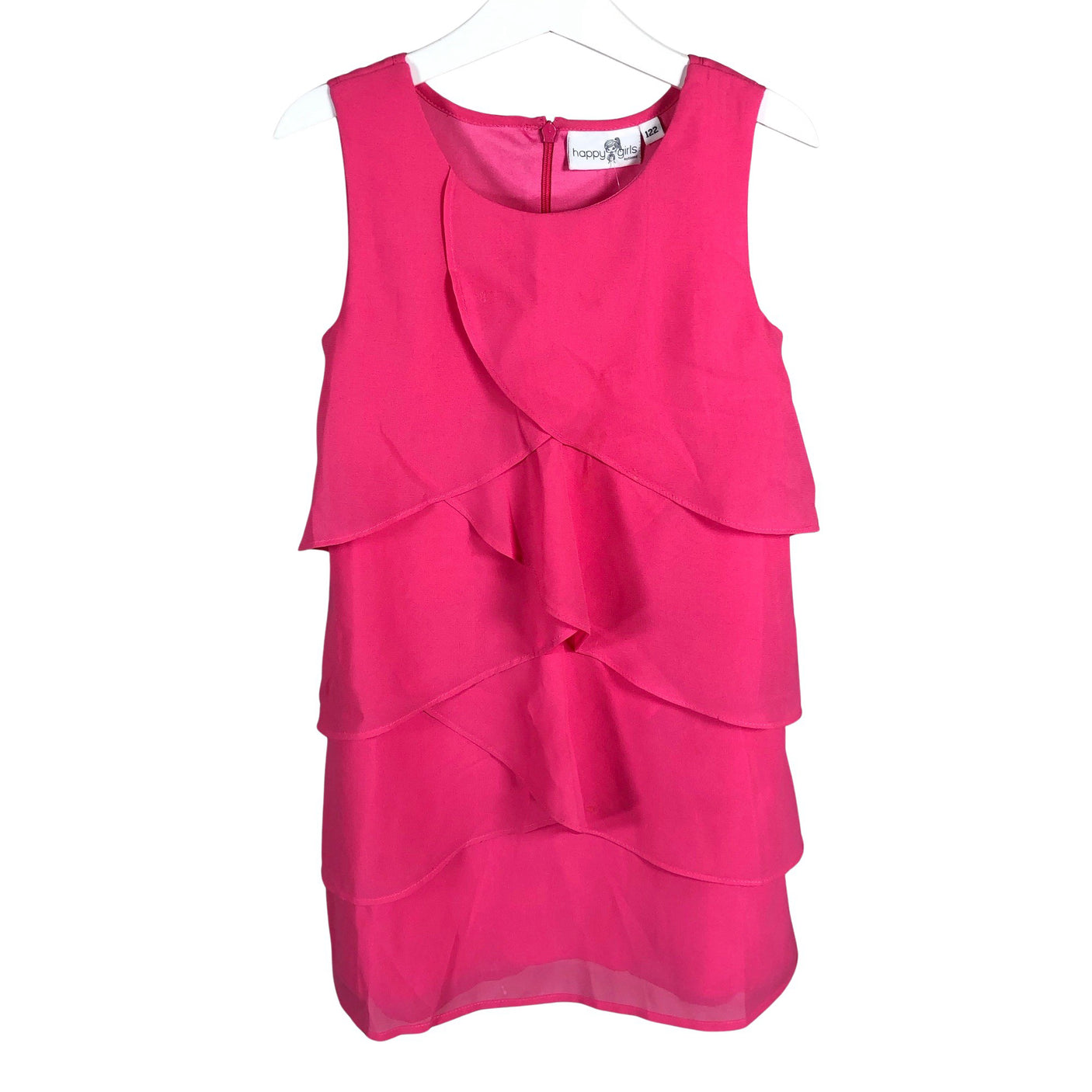Unisex Happy Girls - Õhuke kleit, suurus 116 - 122 - Roosa (1)