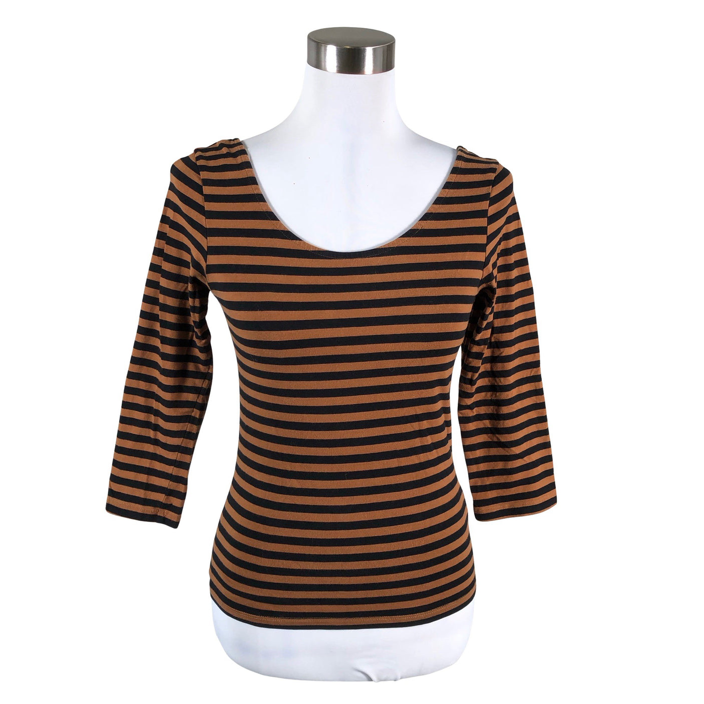 Unisex Lindex - Trikotaažist pluus, suurus 34 - Pruun (1)
