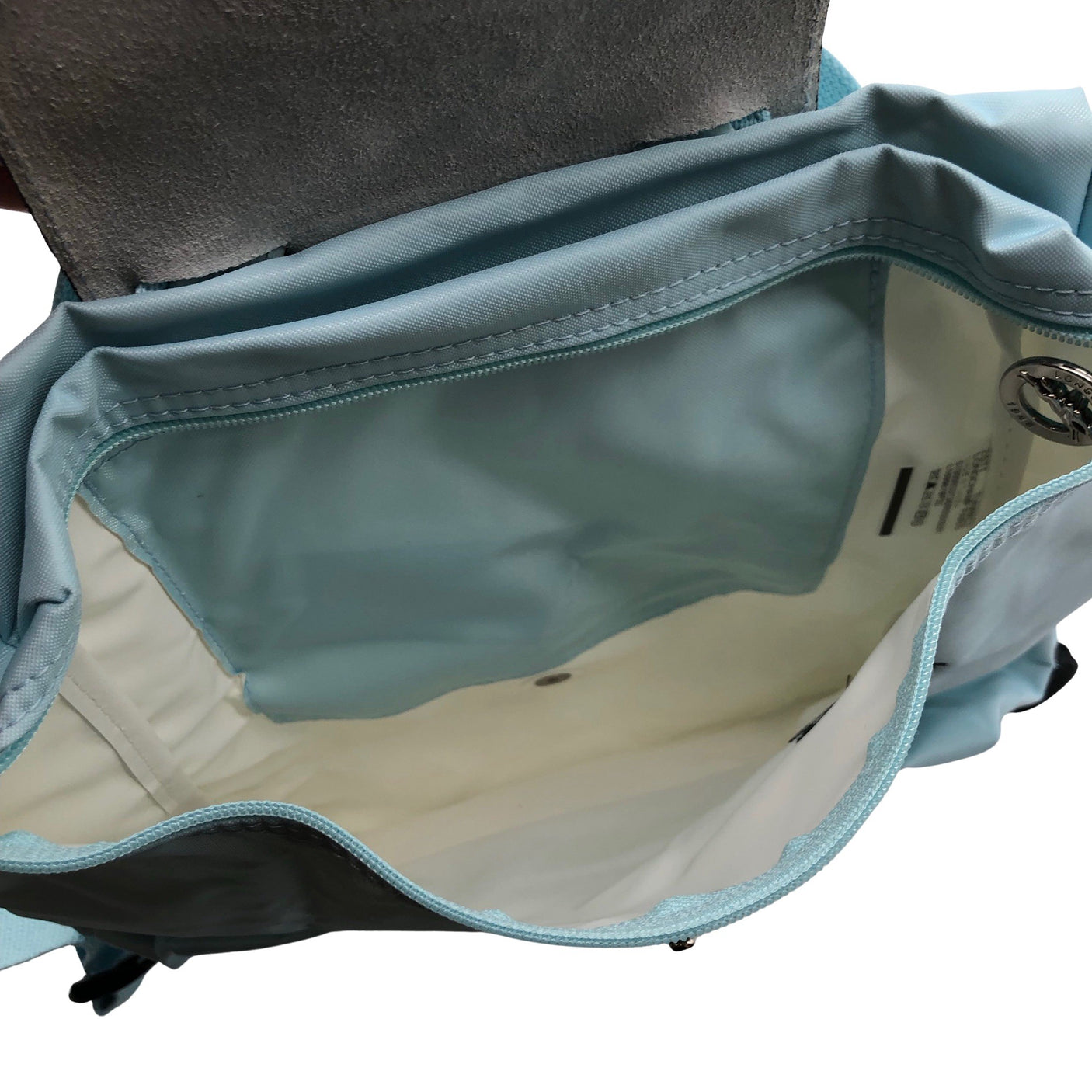 Unisex Longchamp - Seljakott, suurus Midi - Helesinine (3)