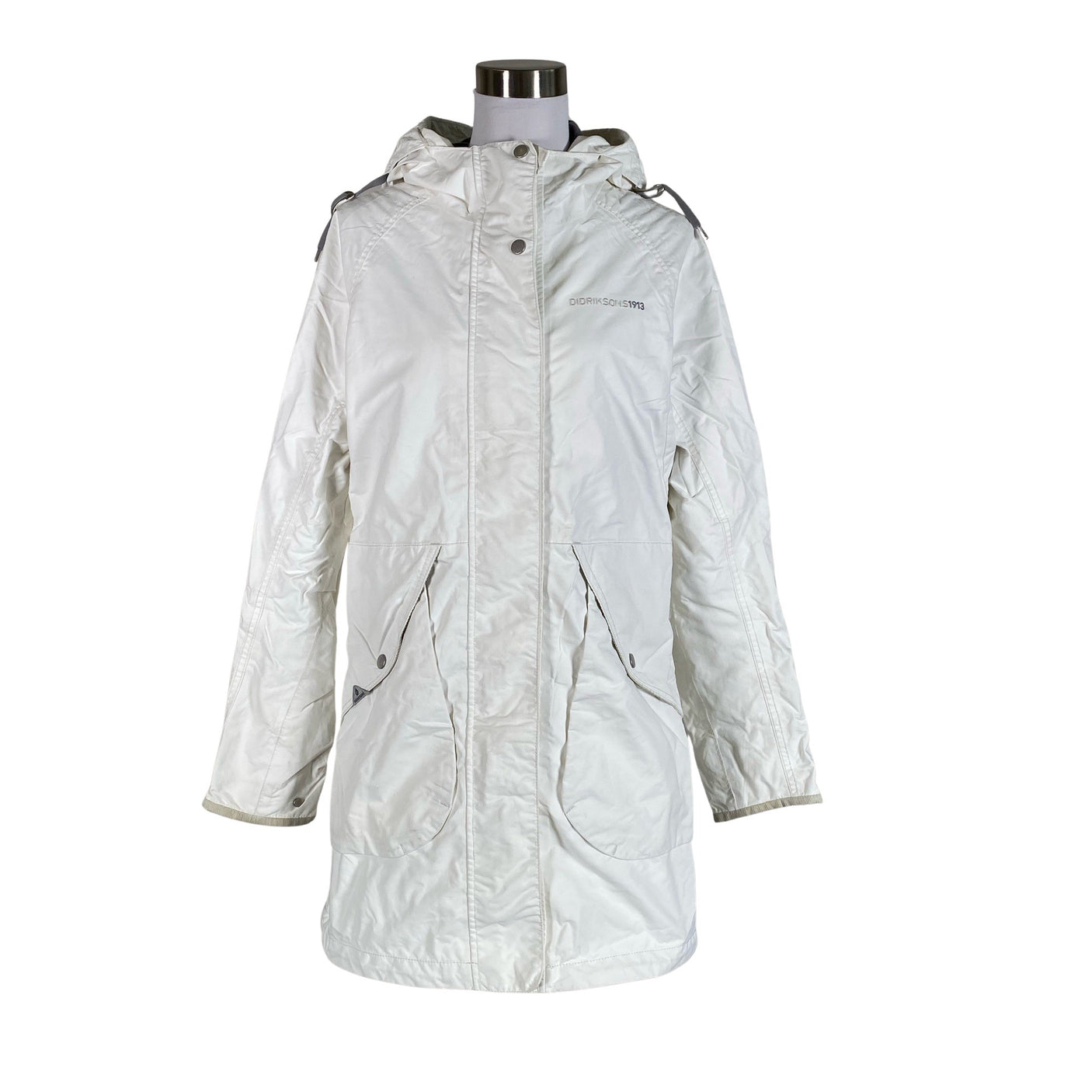 Unisex Didriksons - Jope, suurus 40 - Valge (1)