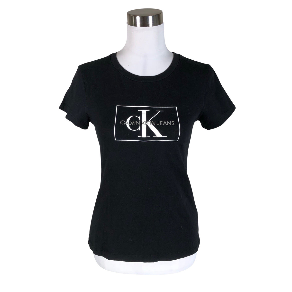 Unisex Calvin Klein Jeans - T-särk, suurus 36 - Must (1)