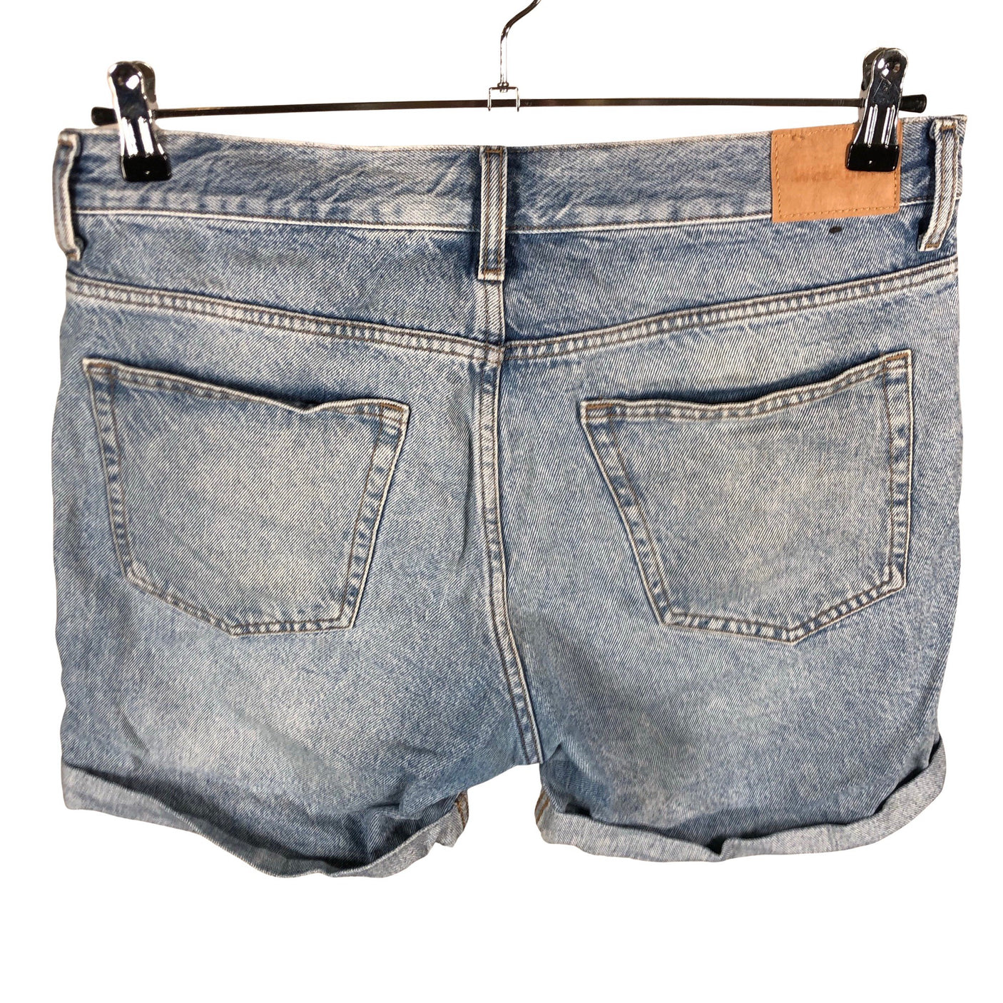 Unisex Weekday - Teksast lühikesed püksid, suurus W32 - Helesinine (2)