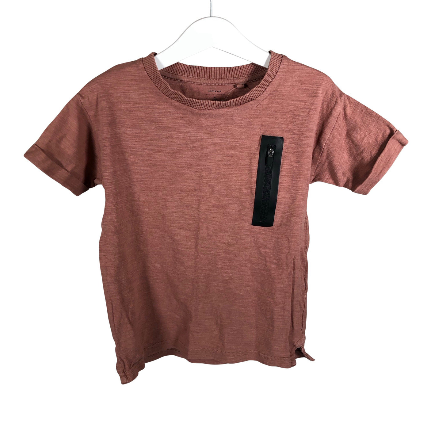 Unisex Name It - T-särk, suurus 110 - 116 - Heleroosa (1)