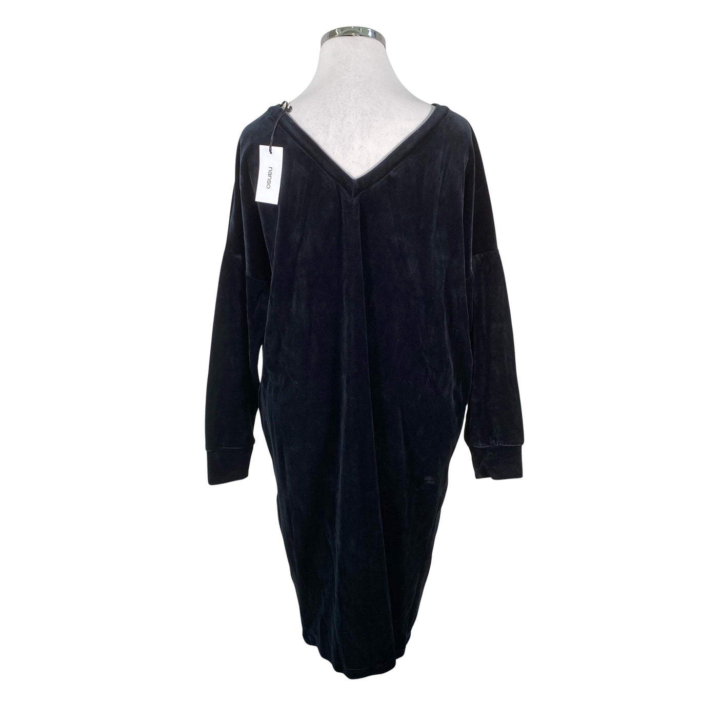 Unisex Nanso - Trikotaažist kleit, suurus 42 - Must (2)