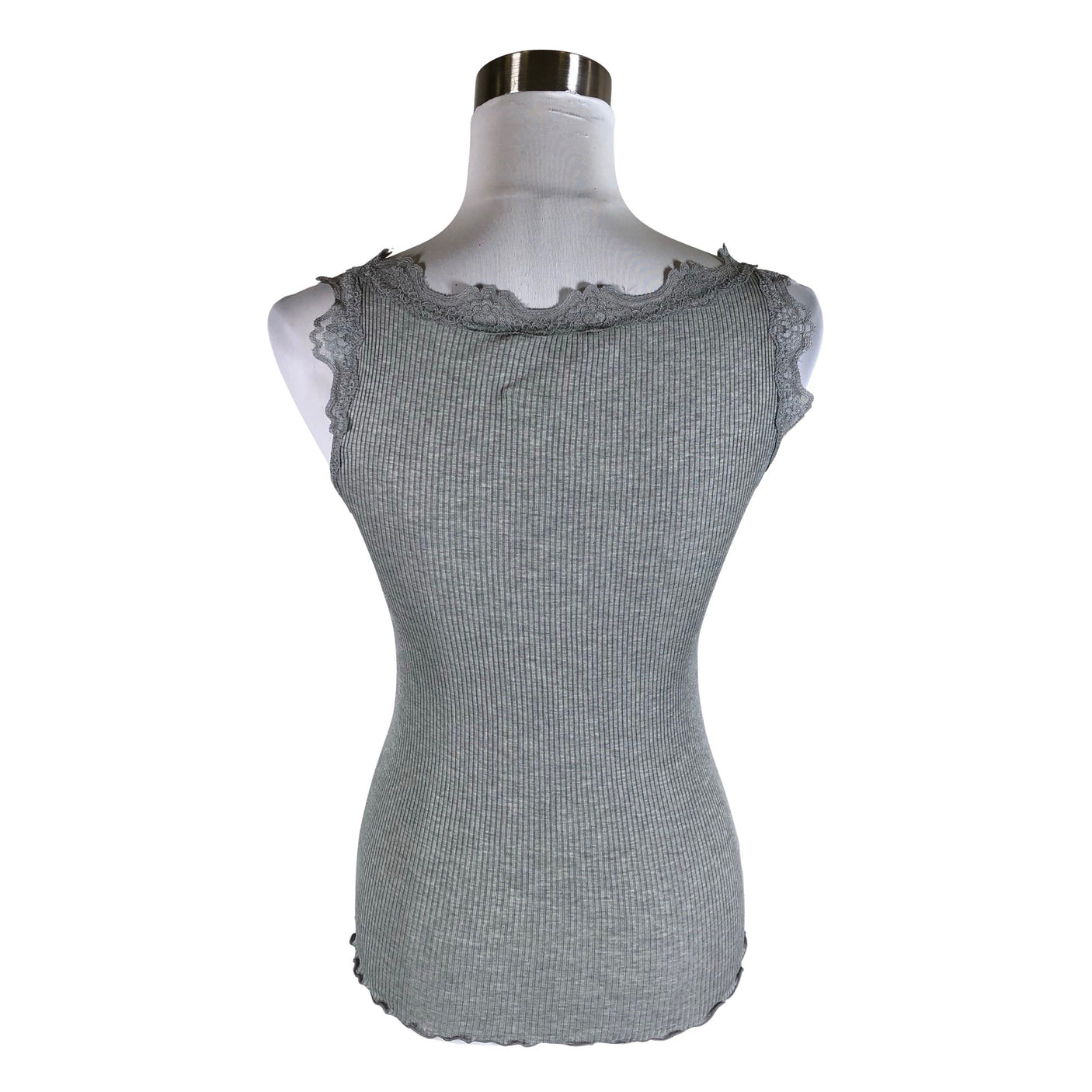 Unisex Rosemunde - Trikotaažist topp, suurus 36 - Hall (2)