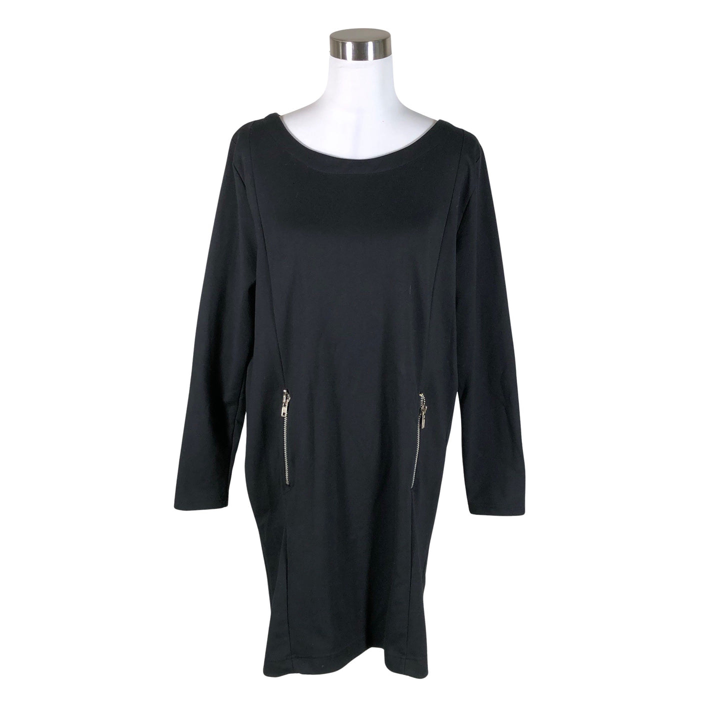 Unisex Selected - Trikotaažist kleit, suurus 40 - Must (1)