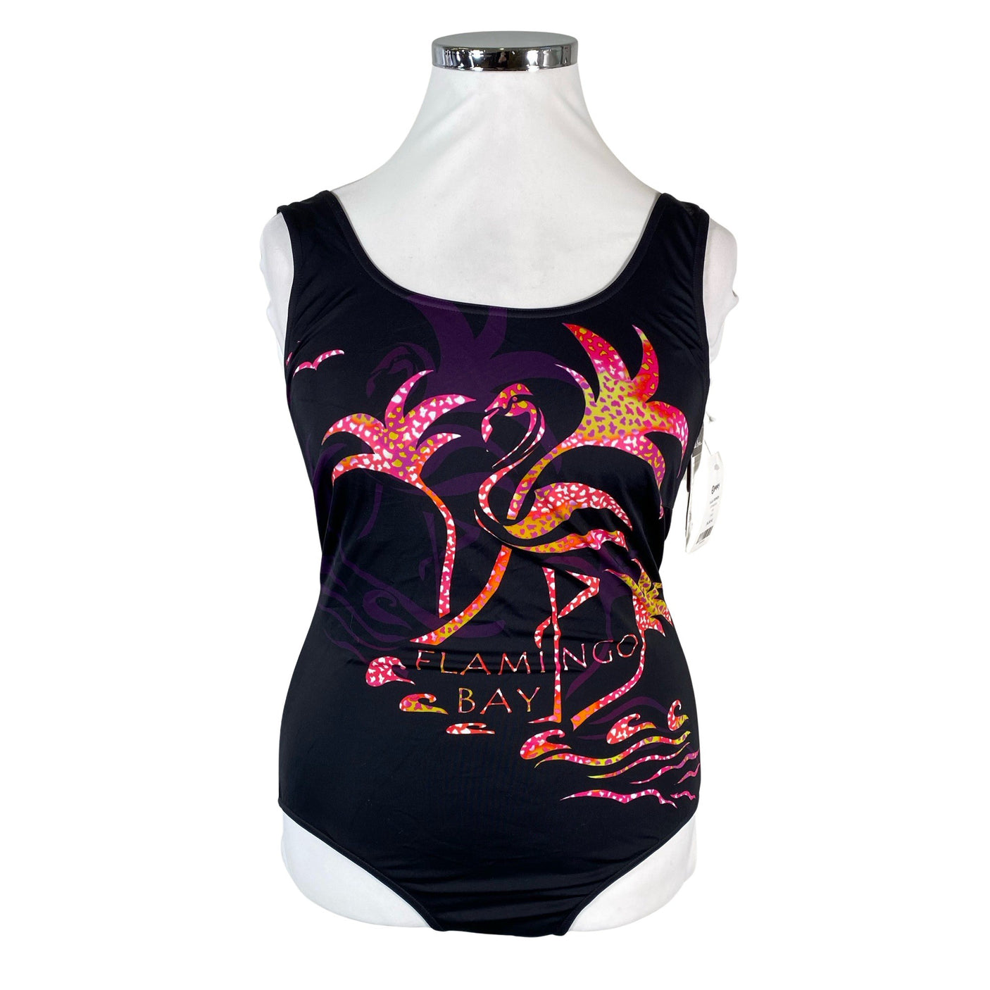 Unisex Ulla Popken - Ujumistrikoo, suurus 46 - Must (1)