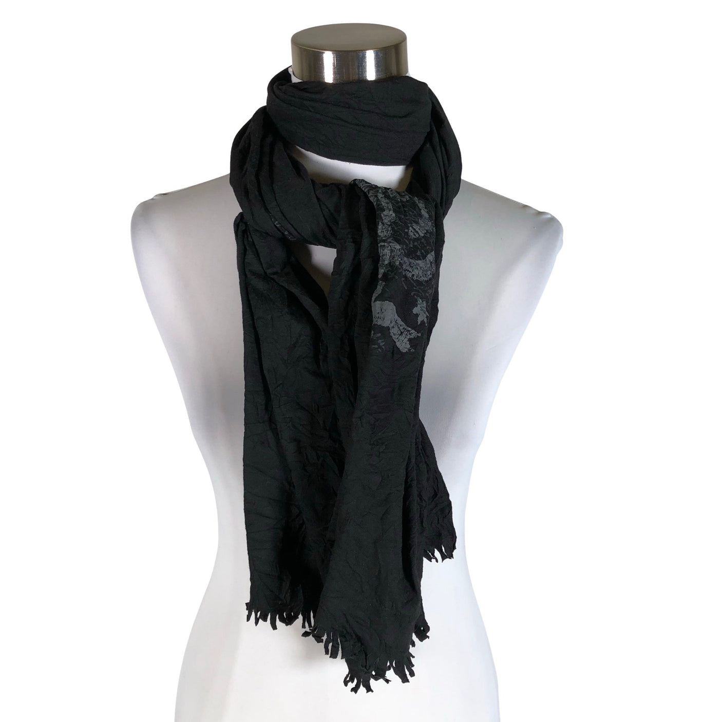 Unisex Diesel - Õhuke sall, suurus Maxi - Must (1)