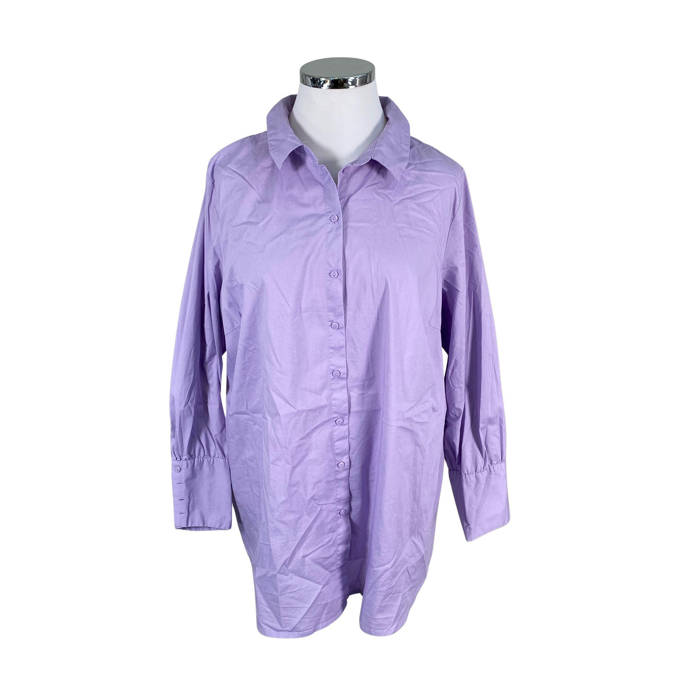 Unisex Zizzi - Mitteveniv tuunika, suurus 50 - Lilla (1)