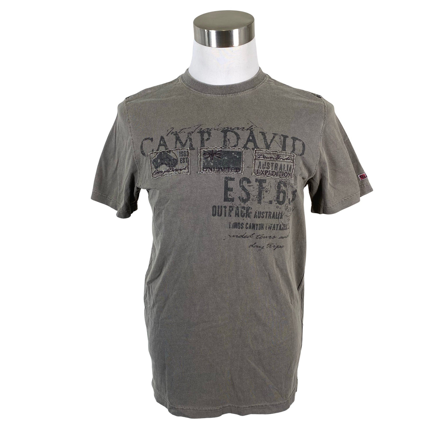Unisex Camp David - T-särk, suurus M - Hall (1)