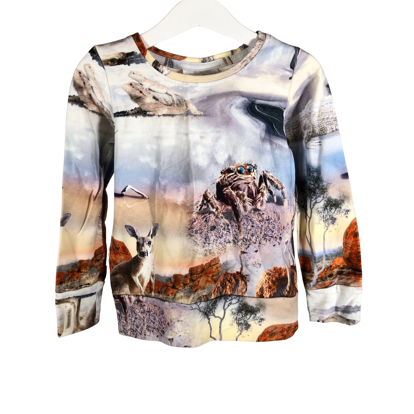 Unisex Gugguu - Dressikangast pluus, suurus 98 - 104 - Valge (1)